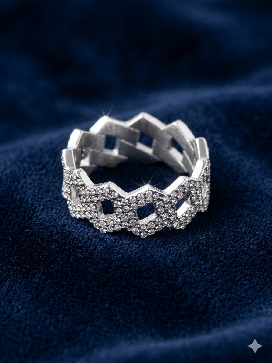 Anillo Imperial Cuban Icy