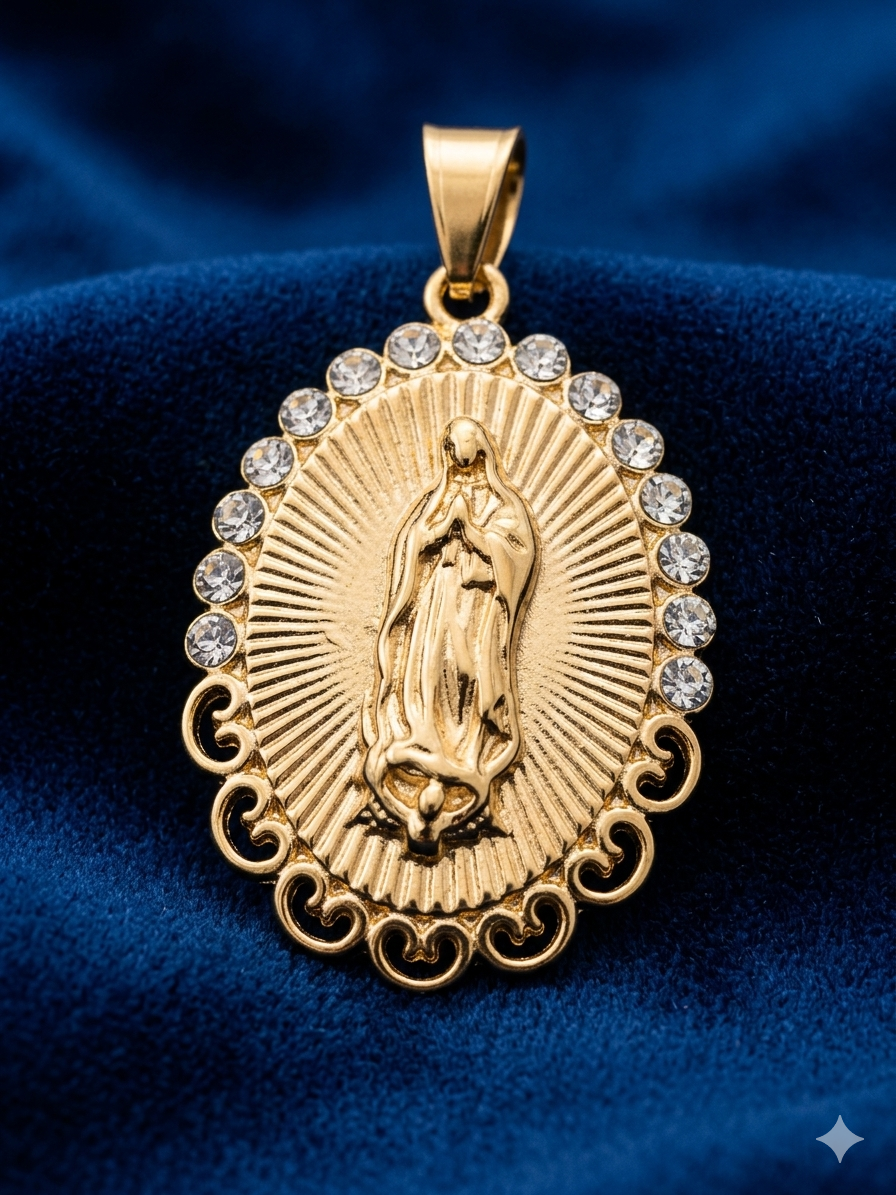 Medallón "Guadalupana Colonial"