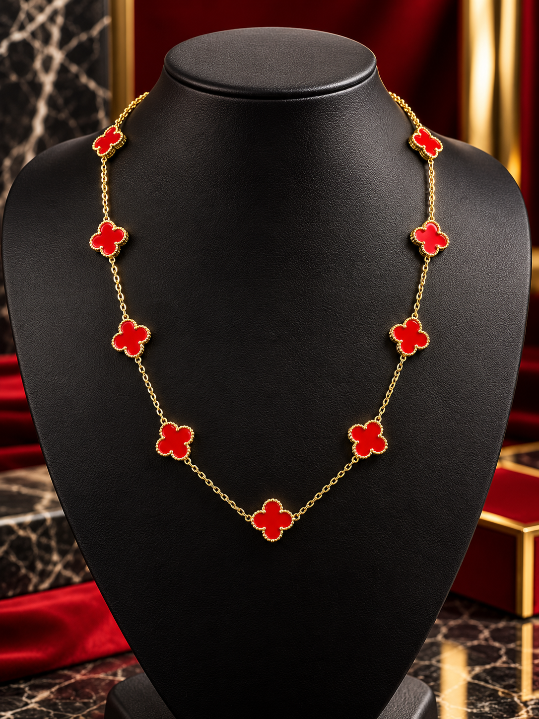 Collar trébol