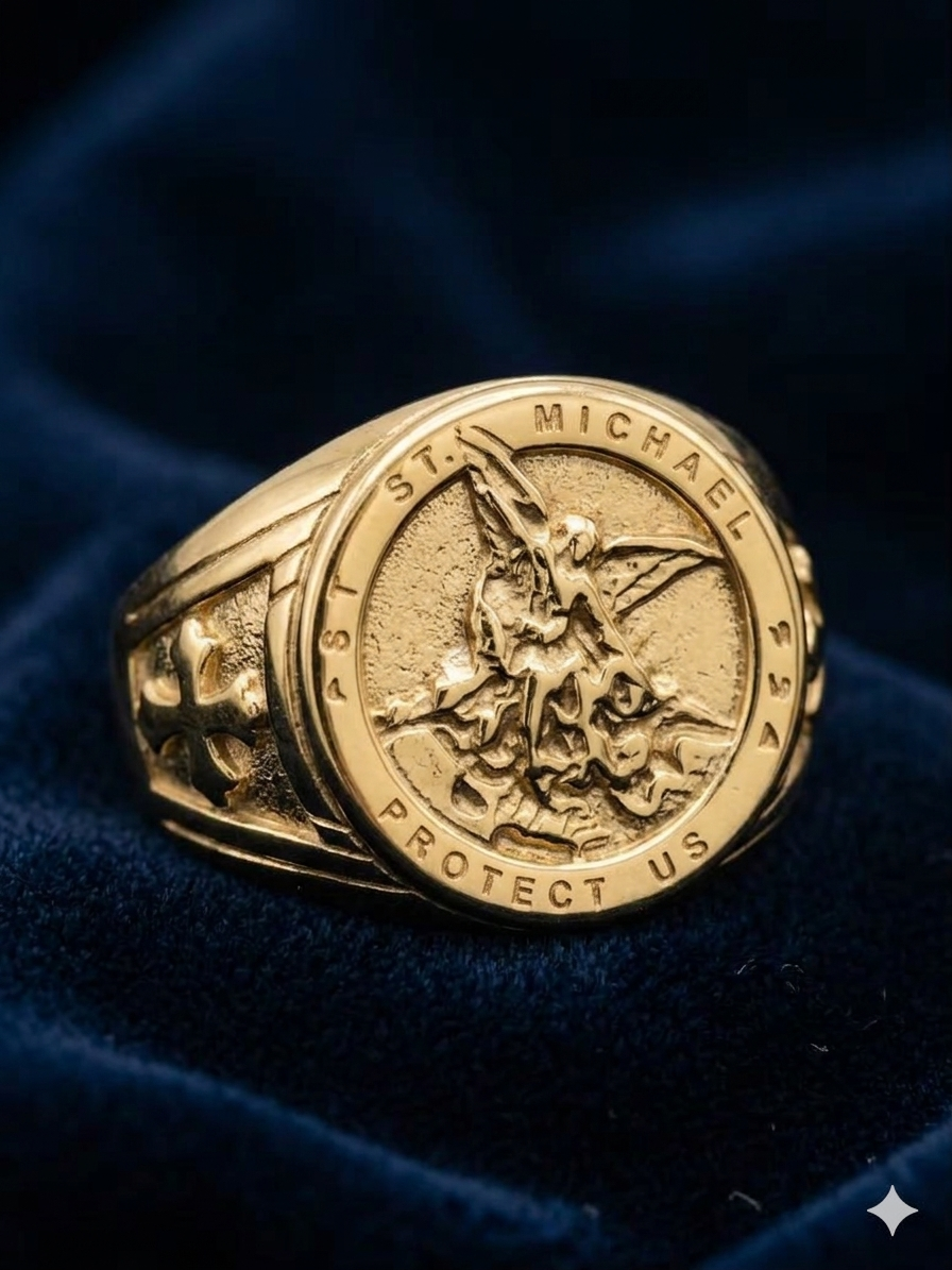 Anillo Sello San Miguel Arcángel