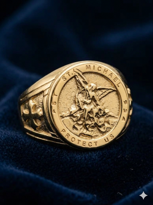 Anillo Sello San Miguel Arcángel