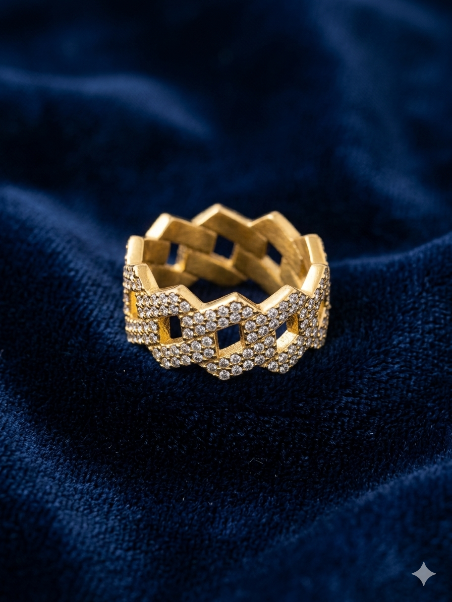 Anillo Imperial Cuban Icy